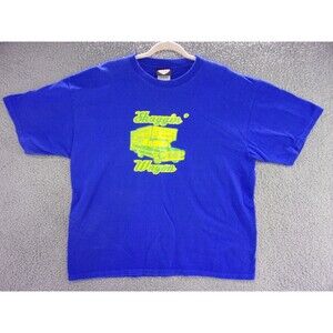 Junk Food Shaggin' Wagon Shirt Mens Size XL Blue Novelty Funny Graphic Tee